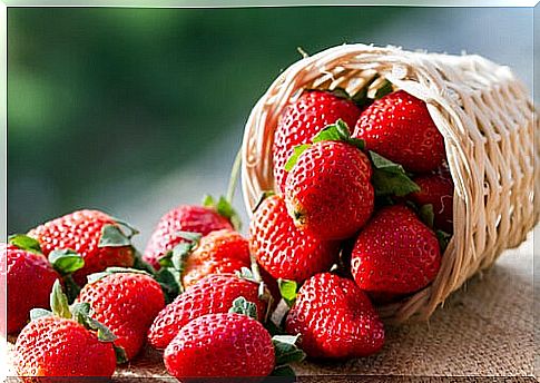 Strawberry basket.