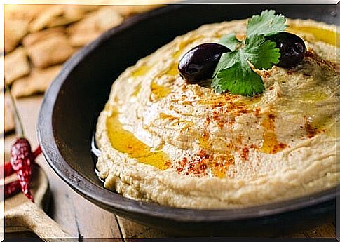 hummus plate