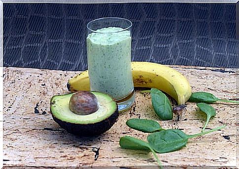 Banana and avocado mask