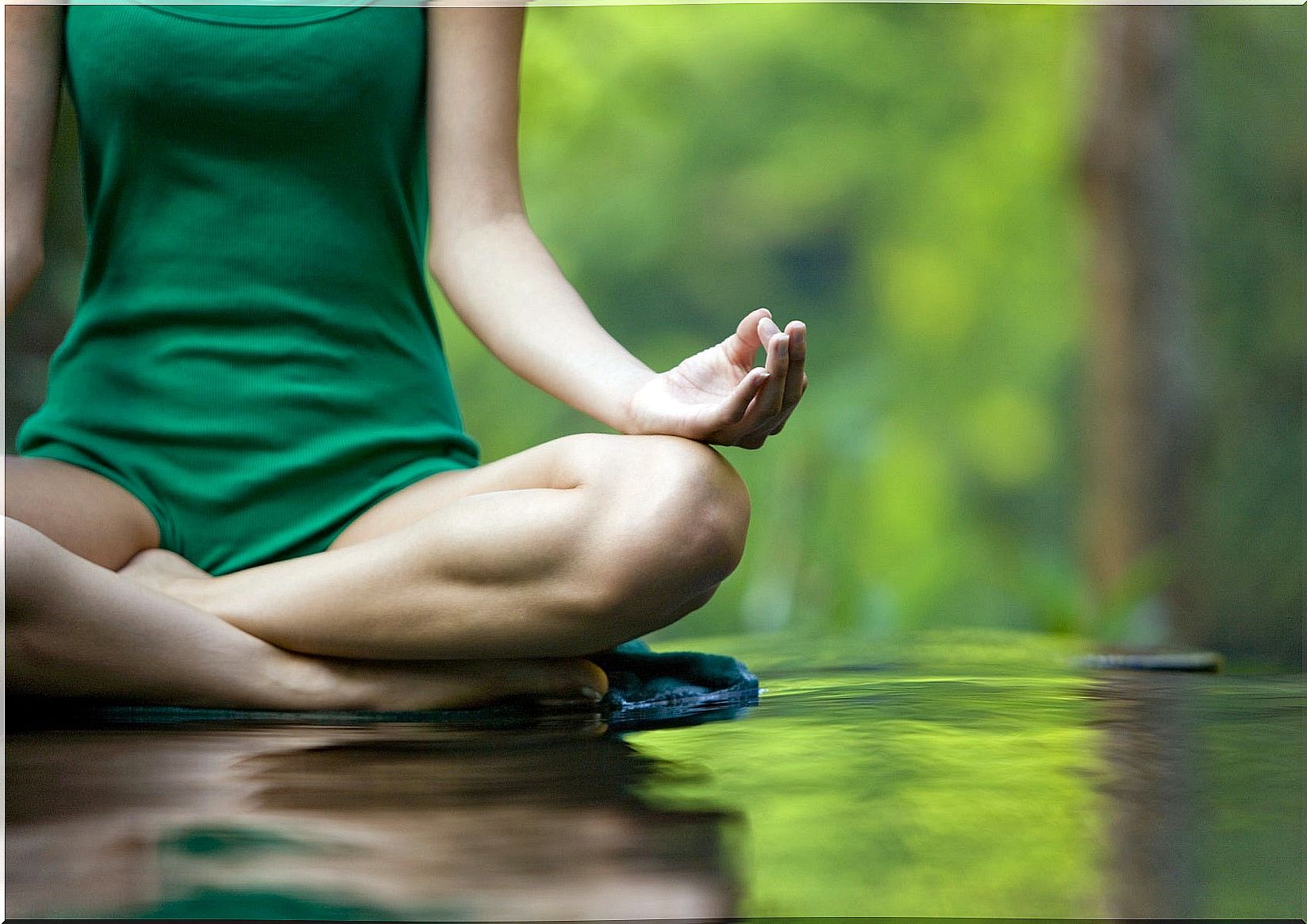 Yoga relieves stress and with it, the nerves of the stomach.