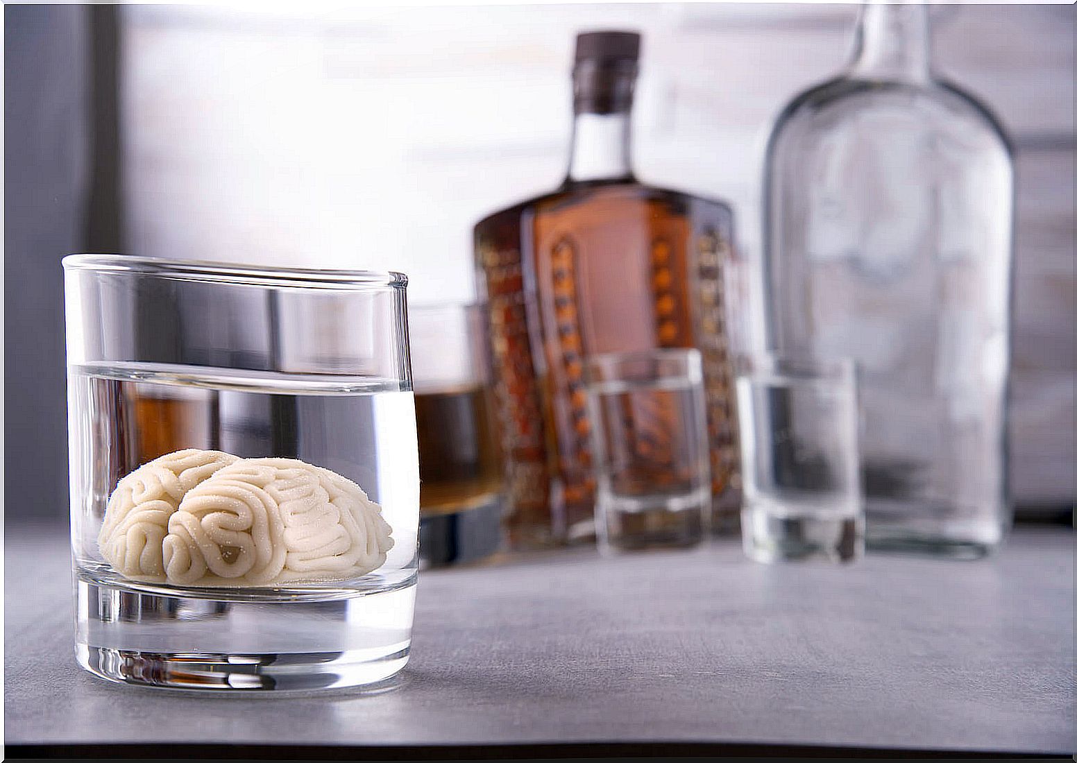 Alcohol in the central nervous system causes bradypnea.