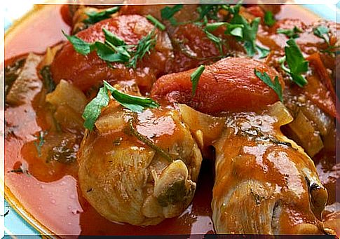 chicken cacciatore