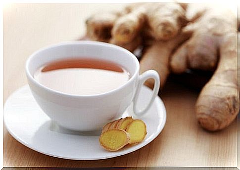 Ginger infusion.