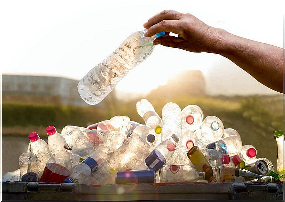 Light in plastic bottles