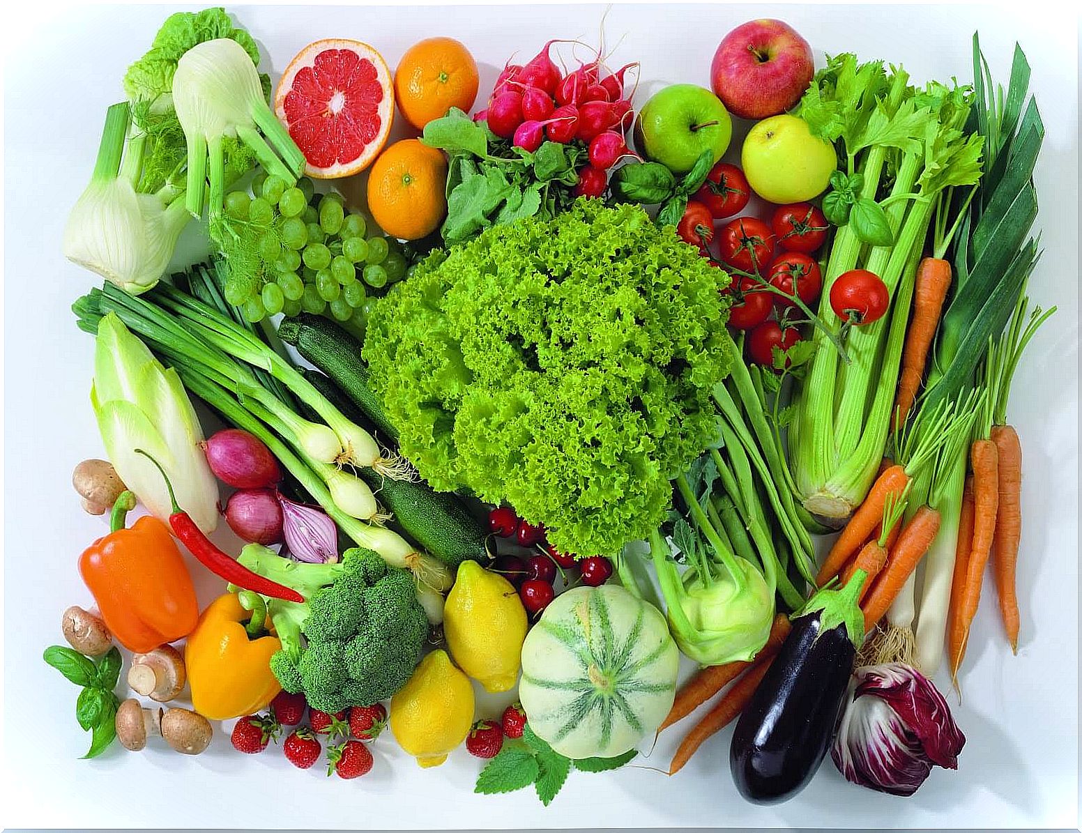 Fruits and vegetables